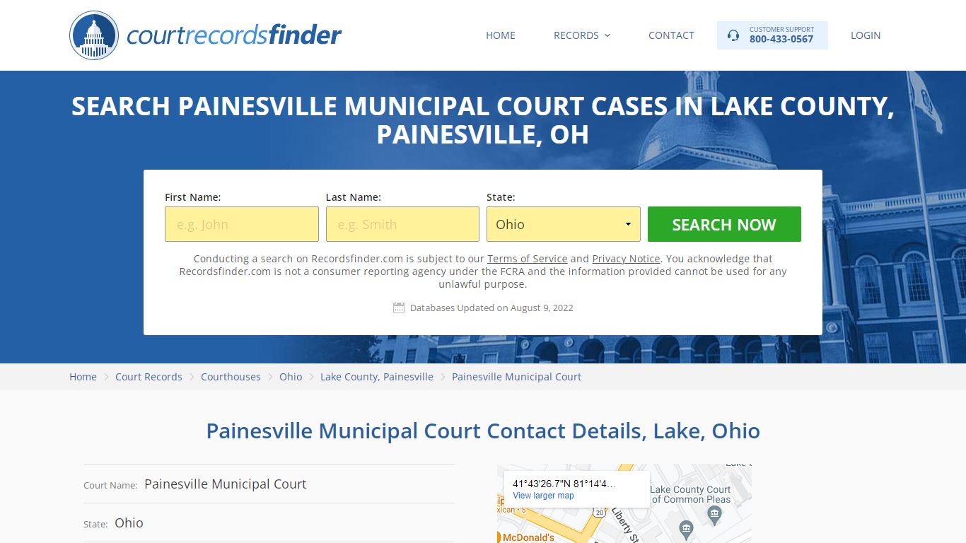 Painesville Municipal Court Case Search - Lake County, OH ...